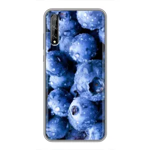 Чехол с изображением вкусной еды для Huawei P Smart Pro (Голубика)