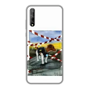 Чехол с принтом Собаки Патрон для Huawei P Smart Pro (Храбрый Патрон)