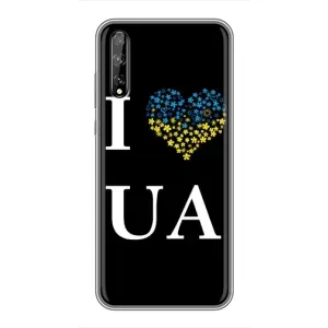 Силиконовый Чехол на Huawei P Smart Pro (Я-Украина) (I Love UA)