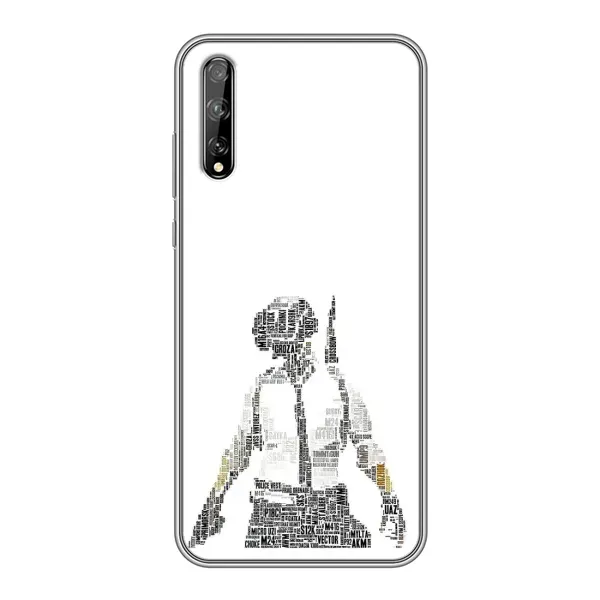 Чехол с рисунком «Из букв» для Huawei P Smart Pro