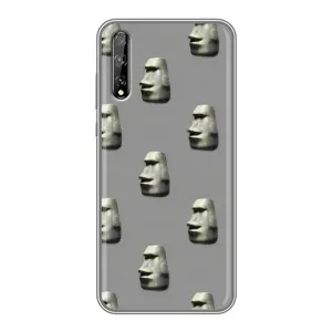 Бампер з принтом Меми для Huawei P Smart Pro (Кам'яна особа)