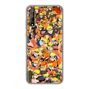 Чехлы с принтом Наруто на Huawei P Smart Pro (Коллаж Наруто)