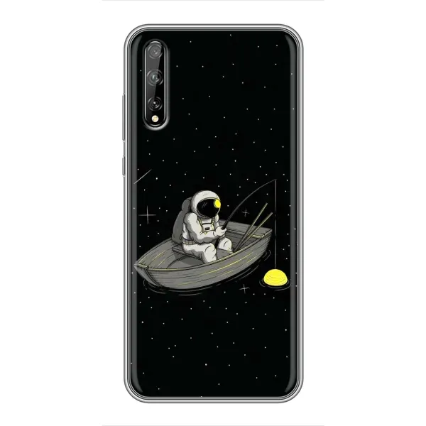 Чехол с рисунком «Космонавт на рыбалке» для Huawei P Smart Pro Чехол с рисунком «Космонавт на рыбалке» для Huawei P Smart Pro