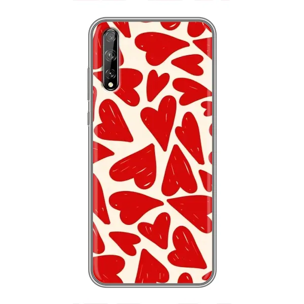 Чехол с рисунком «Красные сердечка» для Huawei P Smart Pro Чехол с рисунком «Красные сердечка» для Huawei P Smart Pro