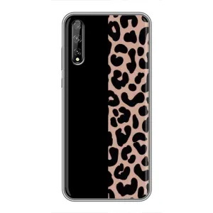 Чехол с леопардовым принтом на Huawei P Smart Pro (Леопардовый фон)