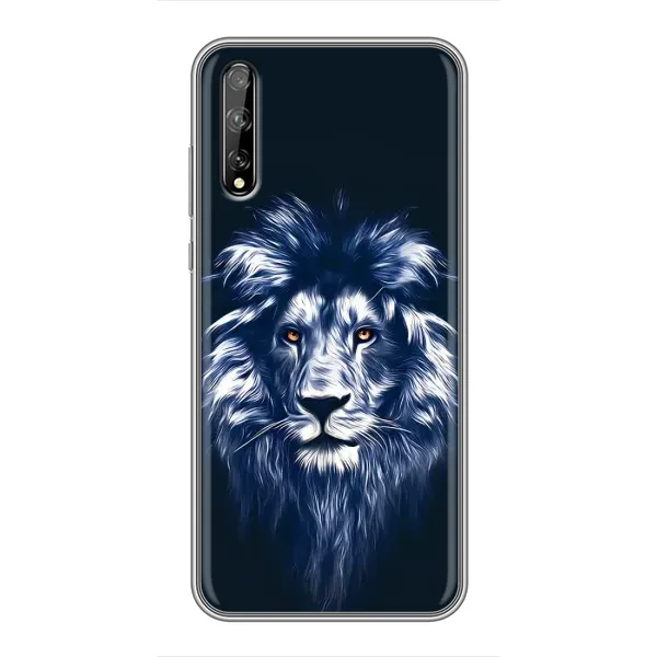 Чехол с рисунком «Лев - синий» для Huawei P Smart Pro Чехол с рисунком «Лев - синий» для Huawei P Smart Pro