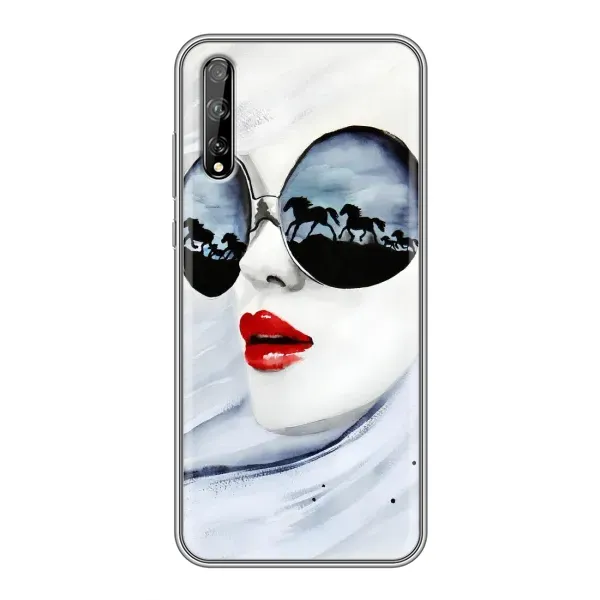 Чехол с рисунком «Любительница коней» для Huawei P Smart Pro Чехол с рисунком «Любительница коней» для Huawei P Smart Pro