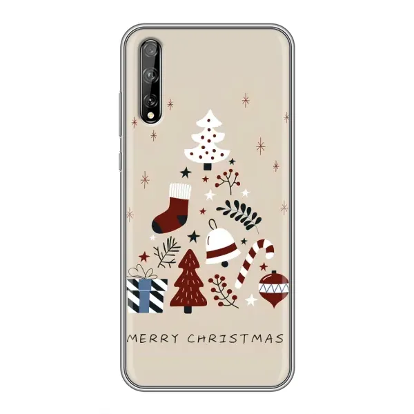 Чехол с рисунком «Merry Christmas» для Huawei P Smart Pro Чехол с рисунком «Merry Christmas» для Huawei P Smart Pro