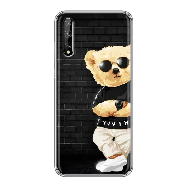 Чехол с рисунком «Мишка в очках» для Huawei P Smart Pro Чехол с рисунком «Мишка в очках» для Huawei P Smart Pro