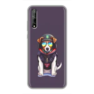 Чехол с принтом Собаки Патрон для Huawei P Smart Pro (Модный Патрон)