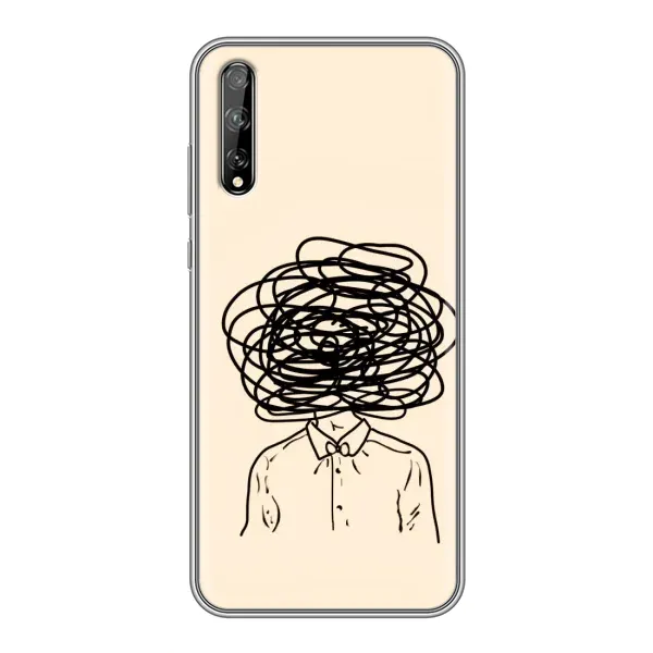 Чехол с рисунком «Мысли» для Huawei P Smart Pro Чехол с рисунком «Мысли» для Huawei P Smart Pro