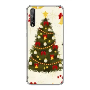 Чохол новорічна ялинка на Huawei P Smart Pro (Новорічний принт)