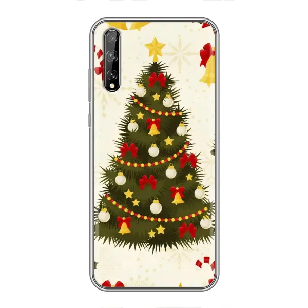 Чехол с рисунком «Новогодний принт» для Huawei P Smart Pro Чехол с рисунком «Новогодний принт» для Huawei P Smart Pro