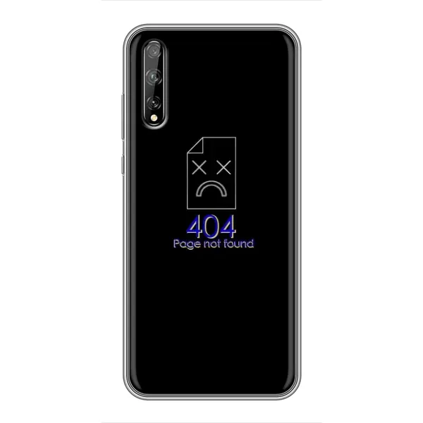 Чехол с рисунком «Ошибка 404» для Huawei P Smart Pro Чехол с рисунком «Ошибка 404» для Huawei P Smart Pro