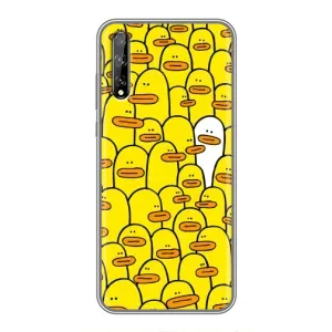 Силиконовый бампер с картинкой животных для Huawei P Smart Pro (Особенный)