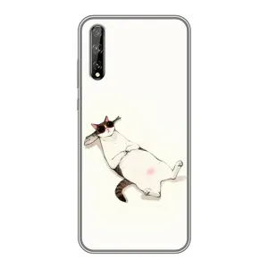 Чехол на тематику: Коты для Huawei P Smart Pro (Отдых)