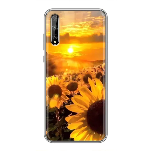 Чехол с рисунком «поле подсолнухов» для Huawei P Smart Pro