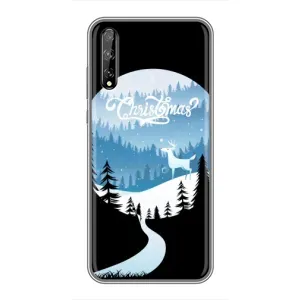 Силіконовий бампер на різдво для Huawei P Smart Pro (Різдвяний Олень)