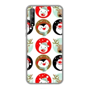 Силіконовий бампер на різдво для Huawei P Smart Pro (Різдвяний принт)