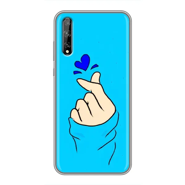 Чехол с рисунком «Сердце на синем» для Huawei P Smart Pro Чехол с рисунком «Сердце на синем» для Huawei P Smart Pro