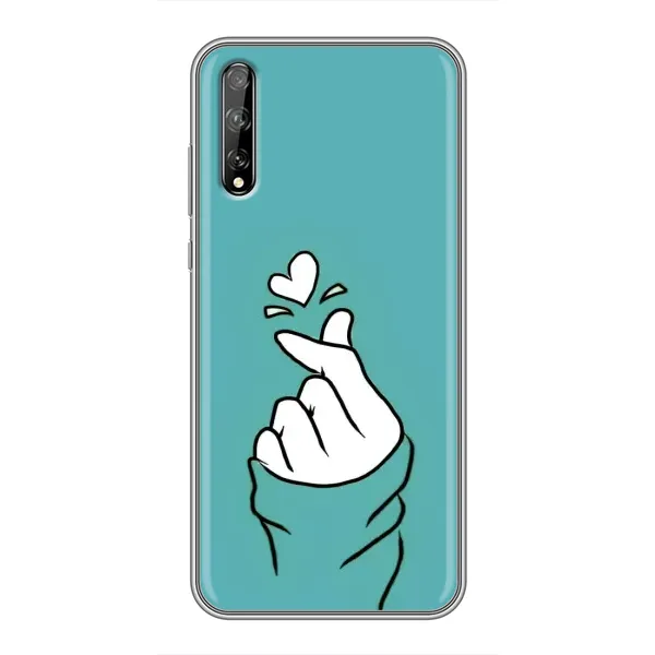 Чехол с рисунком «Сердечко на бирюзовом» для Huawei P Smart Pro Чехол с рисунком «Сердечко на бирюзовом» для Huawei P Smart Pro