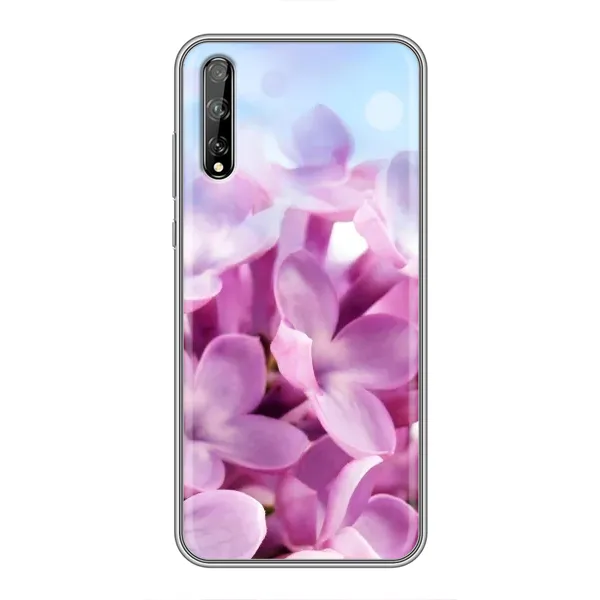 Чехол с рисунком «Сиреневые цветы» для Huawei P Smart Pro Чехол с рисунком «Сиреневые цветы» для Huawei P Smart Pro