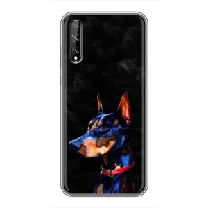 Бампер для Huawei P Smart Pro с картинкой "Песики" (Собака Мопс)