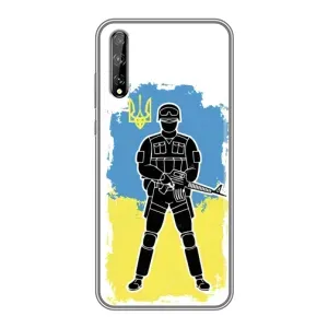 Патриотические Чехлы для Хуавей П Смарт Про (Солдат Украины)
