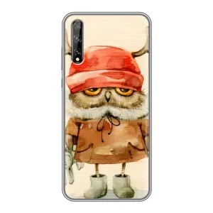 Чехлы с принтом СОВЫ для Huawei P Smart Pro (Сова в шапке)