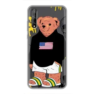 Чохли Мішка Тедді для Хуавей П Смарт Про (Teddy USA)