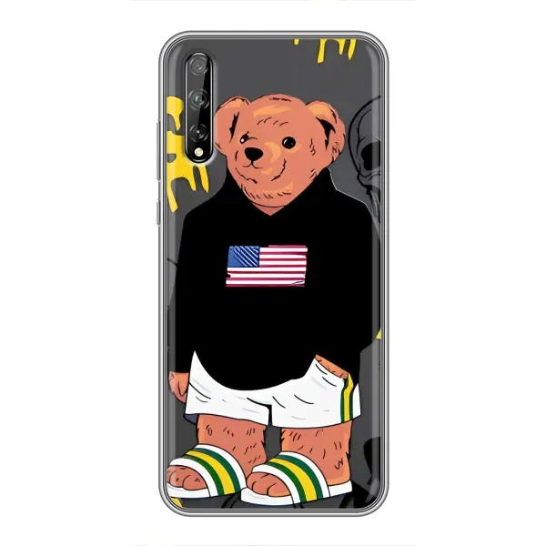 Чехол с рисунком «Teddy USA» для Huawei P Smart Pro Чехол с рисунком «Teddy USA» для Huawei P Smart Pro