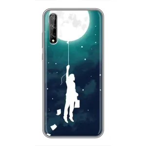 Чехол (ТПУ) с планетами на Huawei P Smart Pro (To The moon)