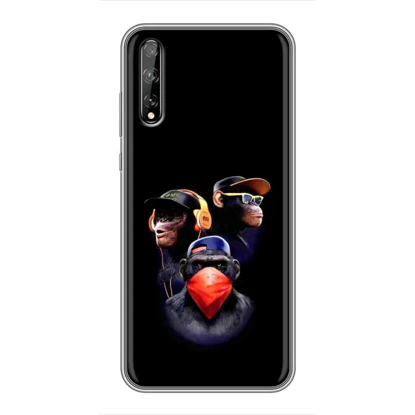 Чехол с рисунком «Три обезьяны» для Huawei P Smart Pro Чехол с рисунком «Три обезьяны» для Huawei P Smart Pro