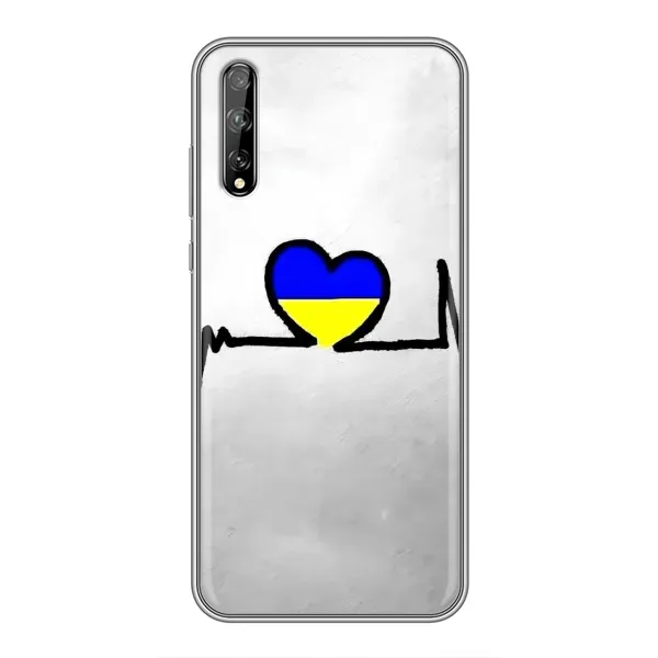 Чехол с рисунком «Украинская кардиограмма» для Huawei P Smart Pro Чехол с рисунком «Украинская кардиограмма» для Huawei P Smart Pro