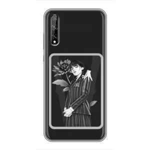 Чехлы с принтом Уэнсдей на Huawei P Smart Pro (Венсдей картина)