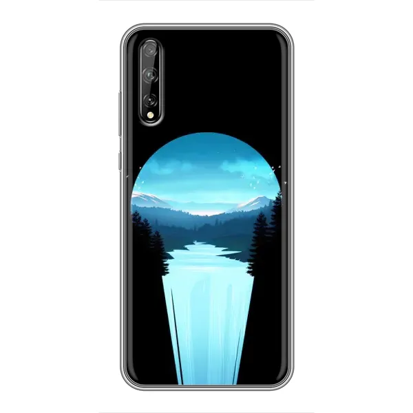 Чехол с рисунком «Синий Водопад» для Huawei P Smart Pro Чехол с рисунком «Синий Водопад» для Huawei P Smart Pro