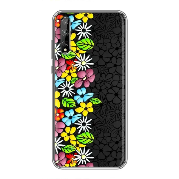 Чехол с рисунком «Яркие цветы» для Huawei P Smart Pro