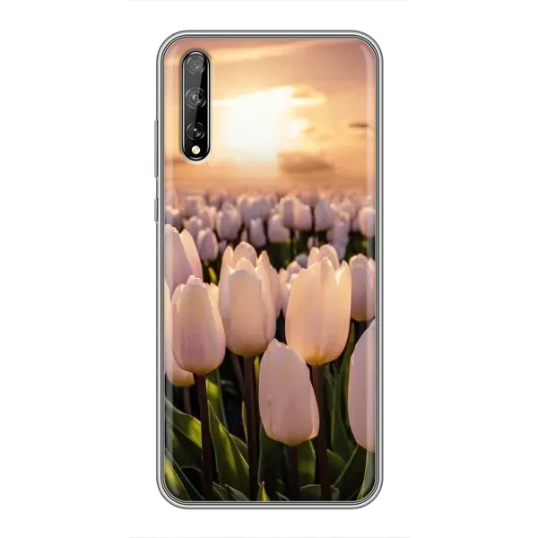 Чехол с рисунком «Закат с цветами» для Huawei P Smart Pro Чехол с рисунком «Закат с цветами» для Huawei P Smart Pro