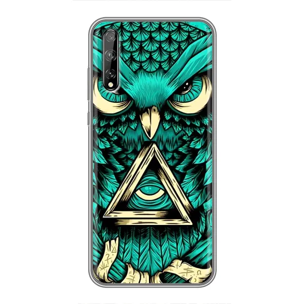 Чехол с рисунком «Зеленая сова» для Huawei P Smart Pro Чехол с рисунком «Зеленая сова» для Huawei P Smart Pro