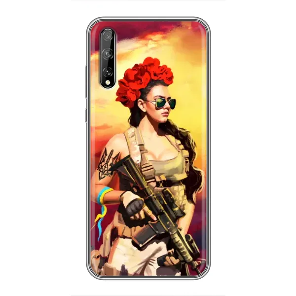 Чехол с рисунком «Женщина солдат» для Huawei P Smart Pro Чехол с рисунком «Женщина солдат» для Huawei P Smart Pro