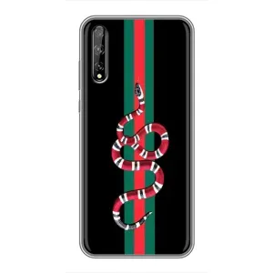 Чехлы Бренд GUCCI для Huawei P Smart Pro (Змей Гуччи)