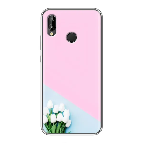 Чехол с рисунком «Белые тюльпаны» для Huawei P Smart Z / Y9 Prime 2019 Чехол с рисунком «Белые тюльпаны» для Huawei P Smart Z / Y9 Prime 2019