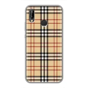 Чехол с Брендами одежды на Хуавей П Смарт Зет (Burberry стиль)