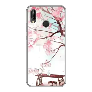 Чехол с принтом САКУРЫ на Huawei P Smart Z/ Y9 Prime 2019 (Чайная церемония)