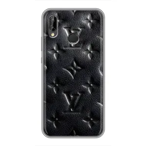 Текстурный Чехол Louis Vuitton для Хуавей П Смарт Зет (Черный ЛВ)