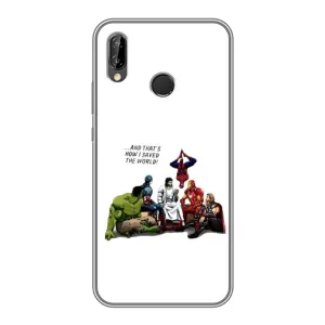 Чехлы для Huawei P Smart Z/ Y9 Prime 2019 (Для Христиан) (Иисус супергерой)
