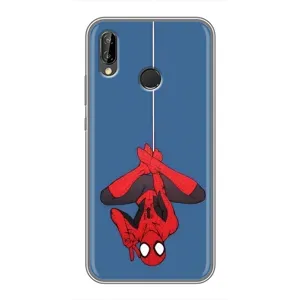 Чехол Супергерой Человека Паука на Huawei P Smart Z/ Y9 Prime 2019 (На паутине)