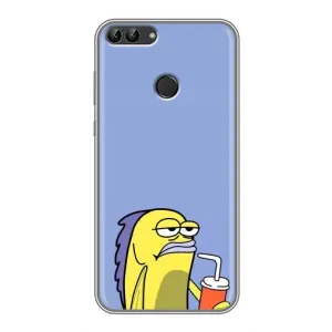 Чехол с рисунком «Безразличие» для Huawei P Smart (Enjoy 7s, FIG-LA1)