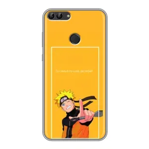 Чехлы с принтом Наруто на Huawei P Smart, Enjoy 7s, FIG-LA1 (Даттебаё)