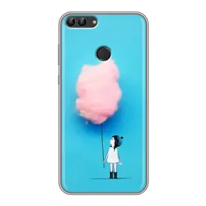 Чехол с рисунком «Девочка с тучкой» для Huawei P Smart (Enjoy 7s, FIG-LA1)